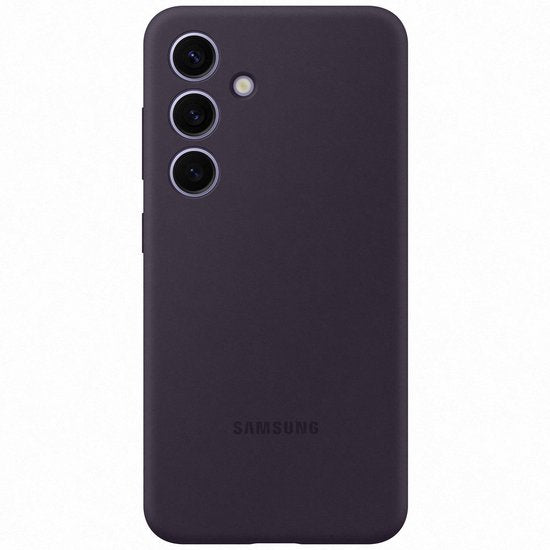 Étui en silicone Samsung - Convient au Samsung Galaxy S24 - Violet foncé
