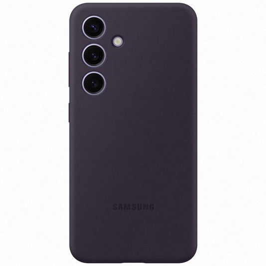 Étui en silicone Samsung - Convient au Samsung Galaxy S24 - Violet foncé