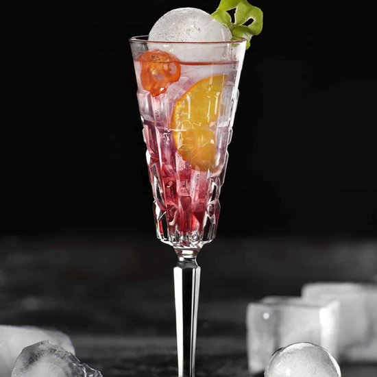 RCR Etna Flûte à Champagne 19 Cl - 6 Pièces