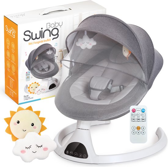 Château gonflable électrique Moxica - Balançoire pour bébé - Balançoire pour bébé - Château gonflable