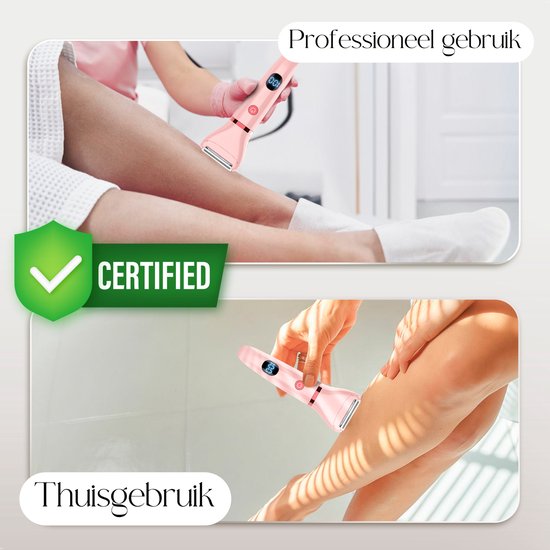 Sansbeauté® 3-in-1 Ladyshave - avec écran - électrique - rechargeable par USB