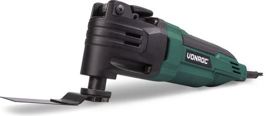 VONROC Multitool - Oscillant - 300W - Accessoires et sac de rangement inclus