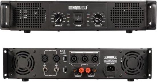 HQ-Power SAGIRA 150 - AMPLIFICATEUR DE PUISSANCE - 2 x 100 W RMS (2U - 19")