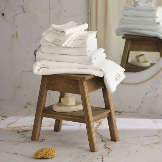 Sundays Cinderella Serviettes d'invités - Serviettes d'invités - Lot de 2 - 30x50cm - Blanc