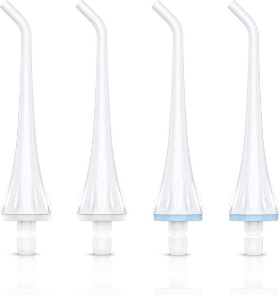 Bintoi® iSonic F500 - Accessoires pour le fil dentaire - Jet Tips - Set de remplacement pour le fil dentaire - 4 pièces - Blanc