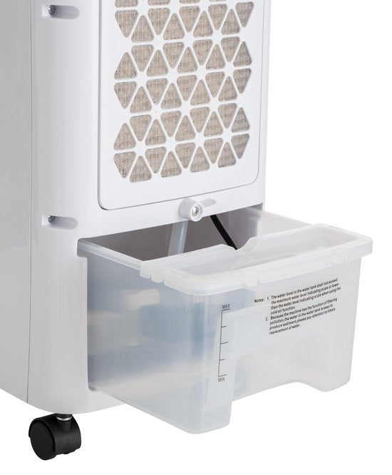 Technolife TL-2701 Refroidisseur d'air avec télécommande et minuterie - 3.5L - Blanc/Noir