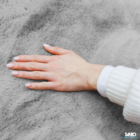 Couverture électrique Sanbo, 120 x 160 cm, lavable en machine, Couverture chauffante