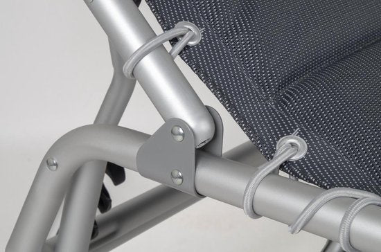 Crespo - Lit pliant - AL/364 - Deluxe - Gris foncé