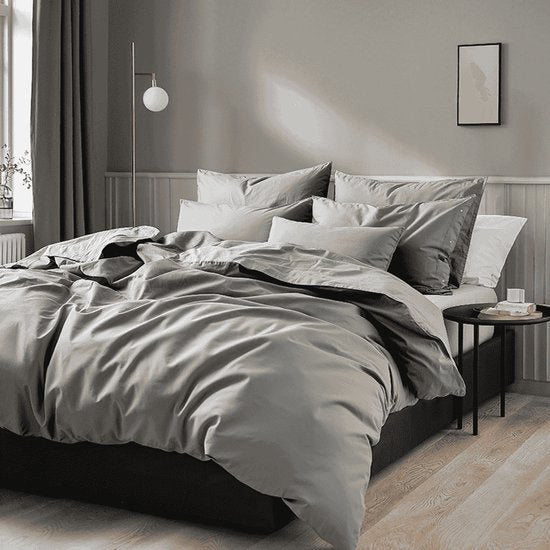 Housse de couette Chambray YELLOW - Double - 200x200/220 cm - Providence Blue