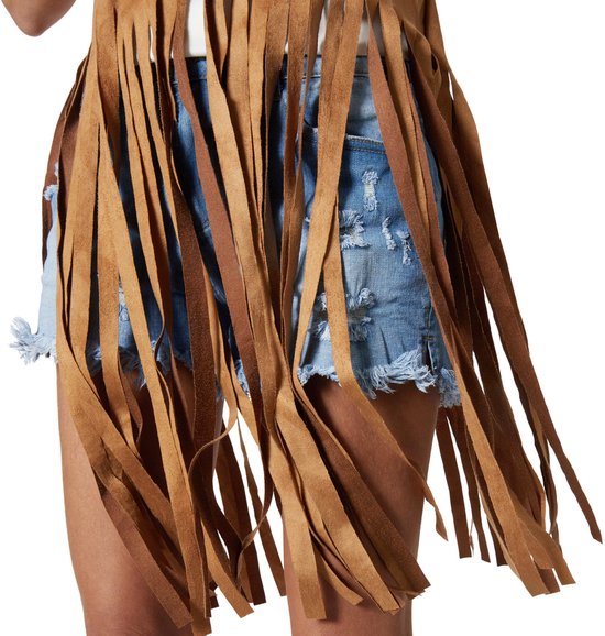 dressforfun - gilet hippie pour femme - XL - Costume carnaval - Halloween - Dress up - Party wear - Carnaval wear - Party - Party wear