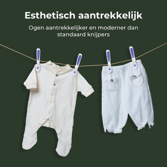 Gandria Pinces à linge 48 pièces - Pinces à linge en plastique - Lot de 48 pinces à linge en plastique - Pinces à linge pour portemanteau 10 Kg - 4 Couleurs