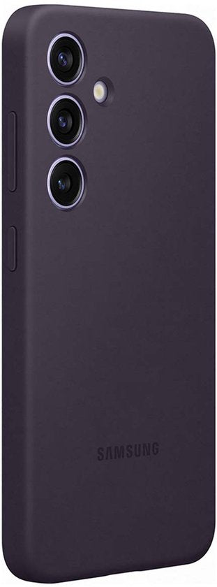 Étui en silicone Samsung - Convient au Samsung Galaxy S24 - Violet foncé