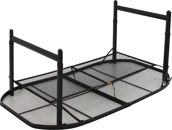 Bo-Camp - Industriel - Table - Northgate - Ovale - Modèle valise - 150x80 cm