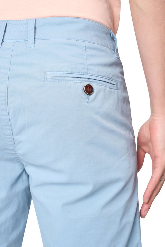 Mario Russo Chino Shorts - Shorts pour hommes - Coton - Bleu clair - L