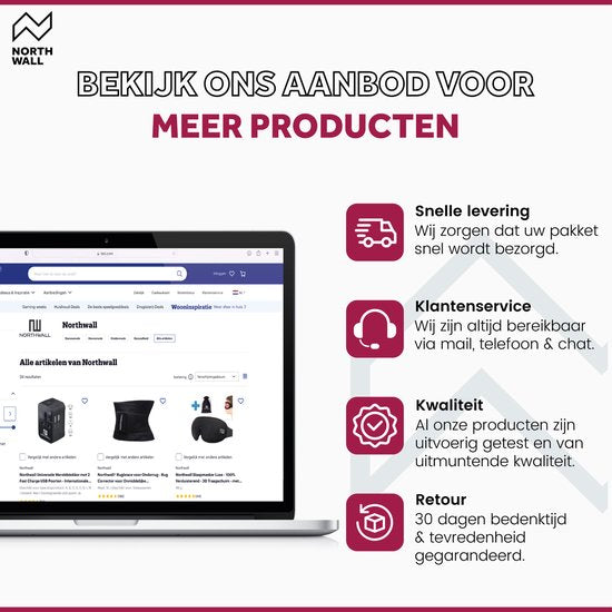 Correcteur de dos pour un soulagement immédiat de la douleur, un soutien et un confort du dos - Northwall - Correcteur de posture - Back Brace - Noir XL (Taille : 100 - 120 cm)