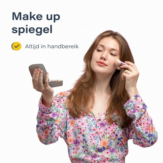 Vimora Boîte à bijoux avec miroir - Pour bijoux, colliers, boucles d'oreilles, bracelets - Boîte - Adultes - Filles - Femmes - Dames