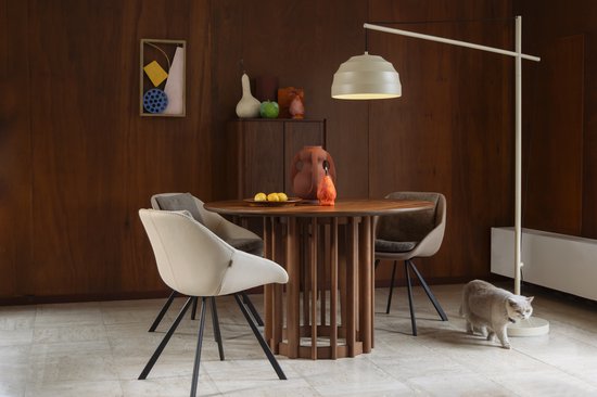 Dutchbone Wakefield Chair Ivory - Lot de 2