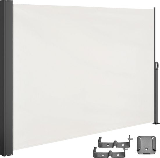 Paravent Casaria Nosara - 180x300cm extensible - Crème