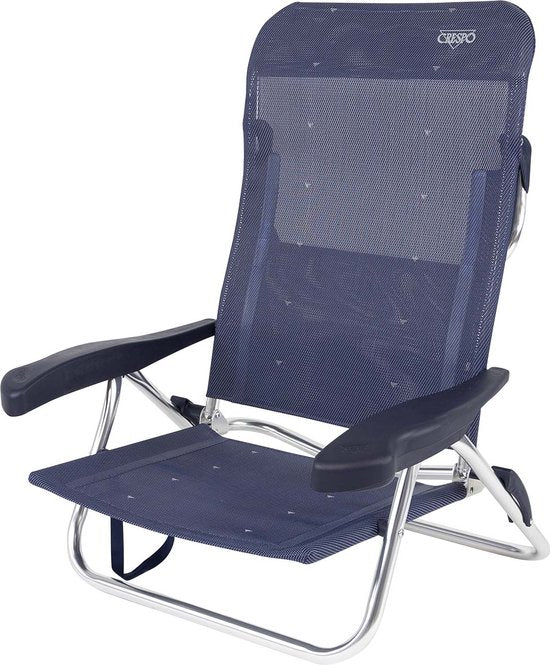 Crespo - Chaise de plage - AL/221 - Bleu foncé