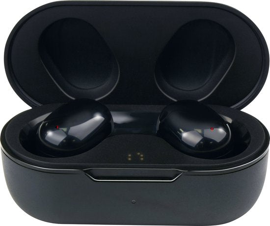 Grundig Wireless Earbuds - Ecouteurs Bluetooth 5.3 - Ecouteurs avec cassette de recharge - Autonomie jusqu'à 20 heures - Rechargeable par USB-C - Contrôle tactile et appels mains libres