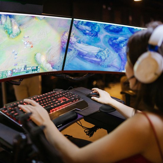 Bintoi® P100 - Support ergonomique pour poignet clavier et souris - Noir