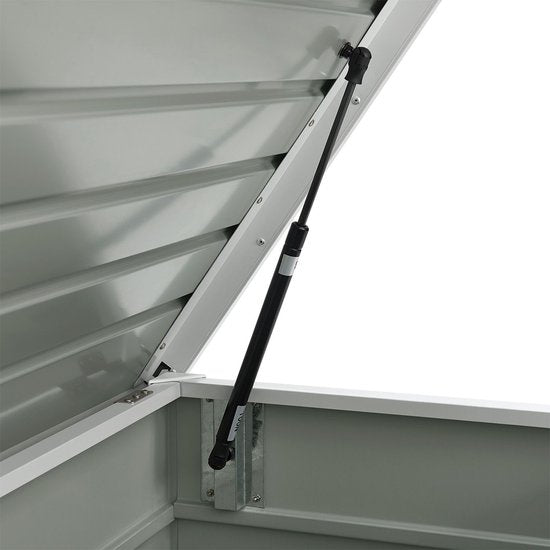 Boîte de rangement en métal / Boîte à coussins Limani - 380 litres - Blanc