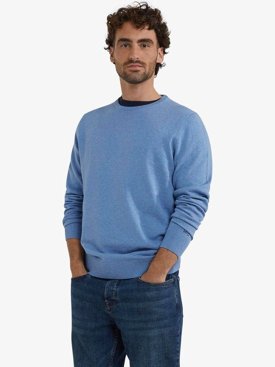 Pull McGregor Laine Mérinos Bleu Glace - Taille XXL - Hommes - Pullovers