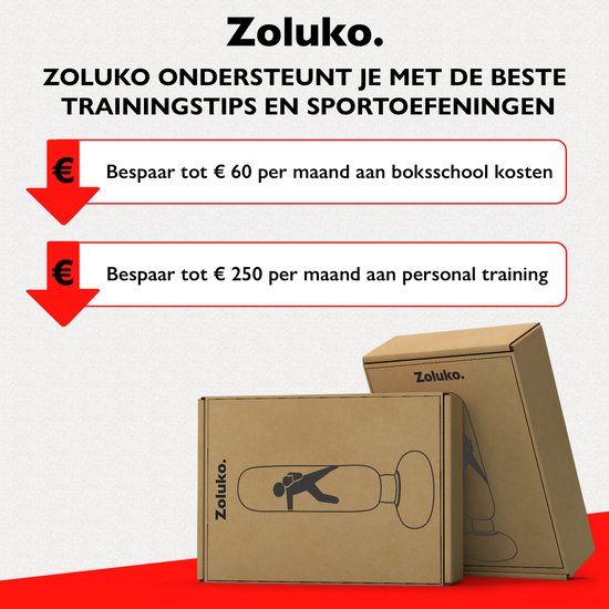Zoluko sac de boxe gonflable sur pied - Gants de boxe, pompe à pied et livre électronique inclus - Intérieur et extérieur - Pour adultes et enfants - sac de boxe sur pied - sac de boxe sur pied - ballon de boxe sur pied - set de boxe pour enfants - bâton