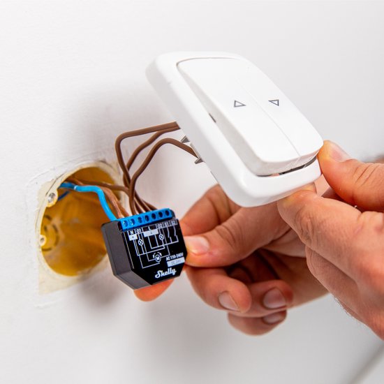 Shelly Shelly Plus 2PM Actionneur de mesure à commutation WiFi, Bluetooth