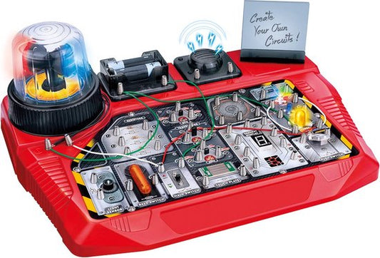 Velleman Kit de projet électronique pour les enfants à partir de 8 ans, explorez les bases de l'électronique avec 50 expériences passionnantes, éducatives et interactives, laboratoire de circuits.