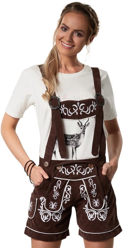 Dressforfun Lederhose Weißensee L - déguisement costume halloween déguisement carnaval déguisement carnaval déguisement carnaval - 302802