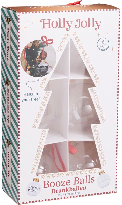 Boules de Noël à remplir 100ml 6 pièces