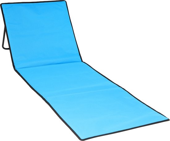 Chaise longue de plage Feel Furniture - Sac de transport inclus - Bleu