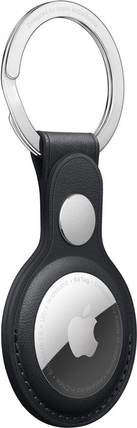 Apple - Porte-clés Airtag - cuir - Noir
