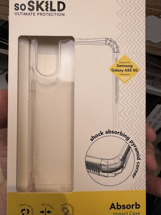 SoSkild Samsung Galaxy A55 Absorb 2.0 Impact Case - Transparent