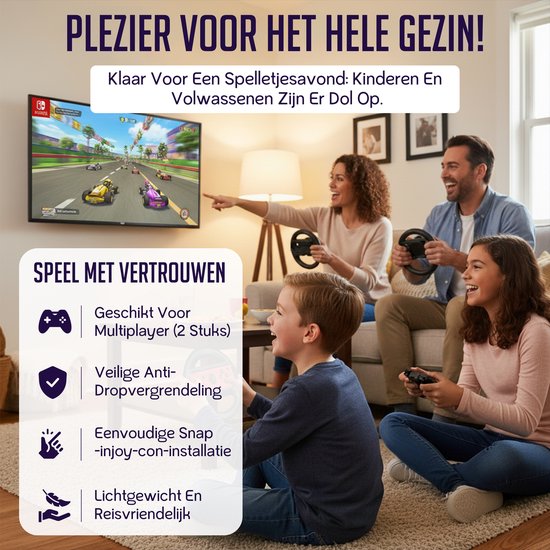 Controlla - Accessoires adaptés à la Nintendo Switch 2 - Jeu de poignées Joy Con pour Nintendo Switch 2 - Manette et volant