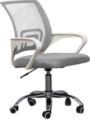 VDD Siège de bureau - gris/blanc - ergonomique - réglable en hauteur