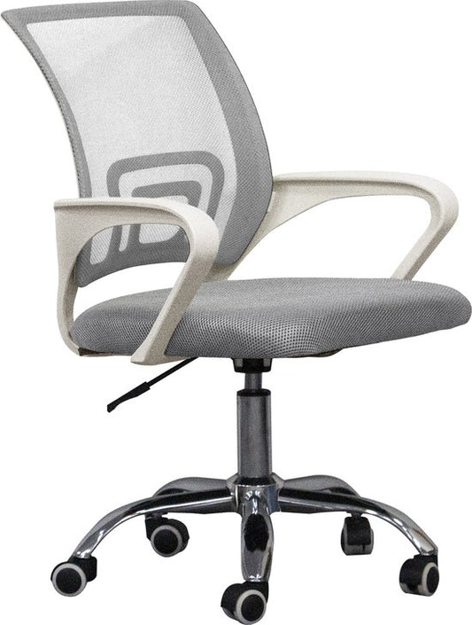 VDD Siège de bureau - gris/blanc - ergonomique - réglable en hauteur