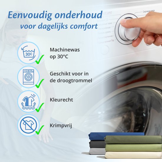 Housse pour la couverture d'aggravation d'Ella 135 x 200 CM - 7 KG & 9 KG - Housse en 100% coton biologique - Blanc biologique