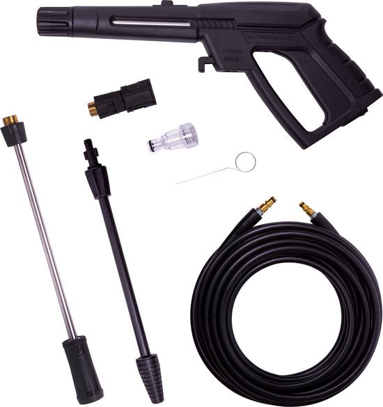 VONROC Nettoyeur haute pression V22-1 2200W - 170 bar - 450 l/h - Avec tuyau de 8m, réservoir de détergent, buses et accessoires