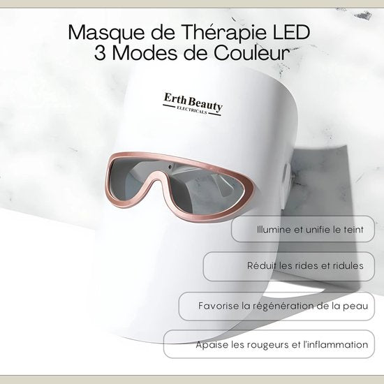 Masque de luminothérapie LED
