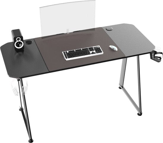 Pupitre de jeu - gaming desk - table d'ordinateur - 140 x 60 cm