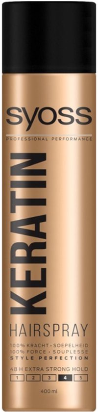 Syoss - Spray pour cheveux - Kératine - 4 - 400ml