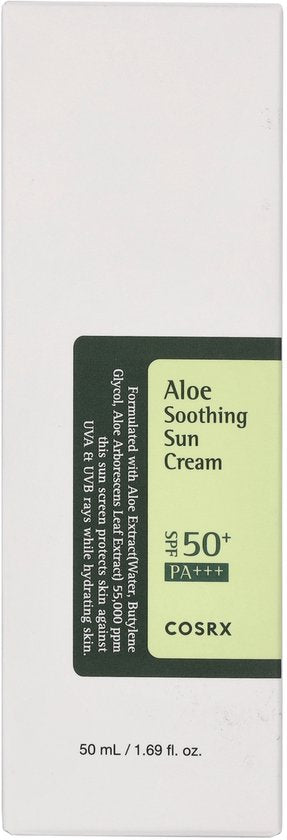 CosRx Aloe Soothing Sun Cream - Crème solaire hydratante à l'aloe vera SPF50+ PA+++