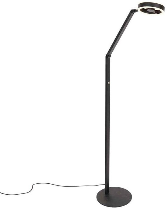 Steinhauer - lampadaire - Ringlux - noir - métal - Ø 25cm - LED - 4138ZW