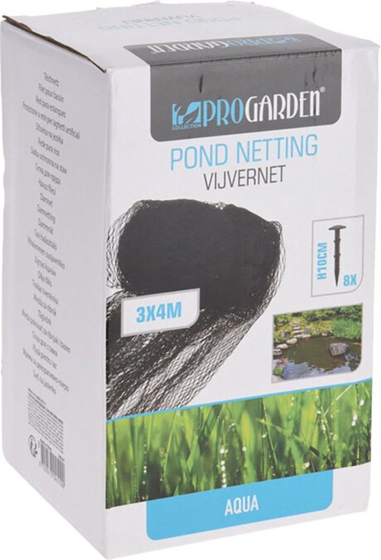 Filet de couverture de bassin ProGarden - 4x3 m - noir