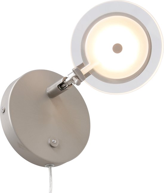 Steinhauer Turound Wall Light 10w 2700K 1 lumière verre clair