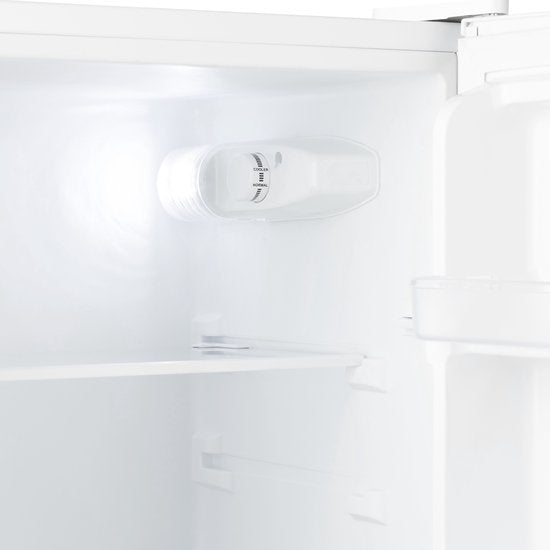 Réfrigérateur de table Inventum KK471W energy efficient - 93 litres - Sans compartiment congélateur - Largeur 47,5 cm - Eclairage LED - Label énergétique D - Convient aux camping-cars - En pose libre - Blanc