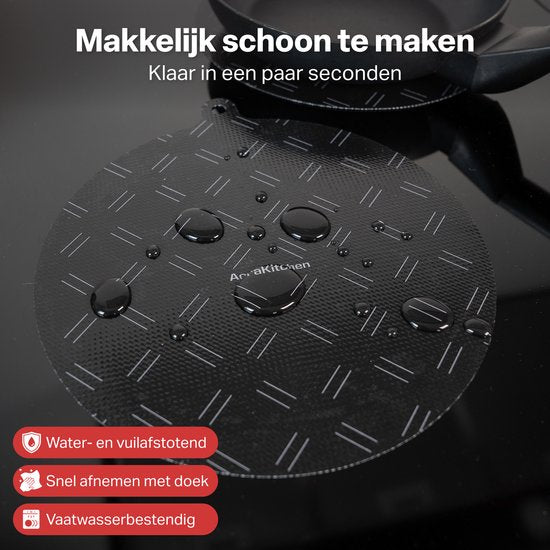 AoraKitchen Protège-induction - 6 pièces - jusqu'à 280 °C - Maniques - Protège maniques - Protège maniques