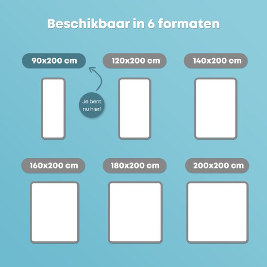 CozySense® Topper 90x200 - Surmatelas - Matelas de terrasse - Mousse à mémoire de forme avec gel réfrigérant - CertiPUR® - Fermeté moyenne - 8 CM - Housse lavable